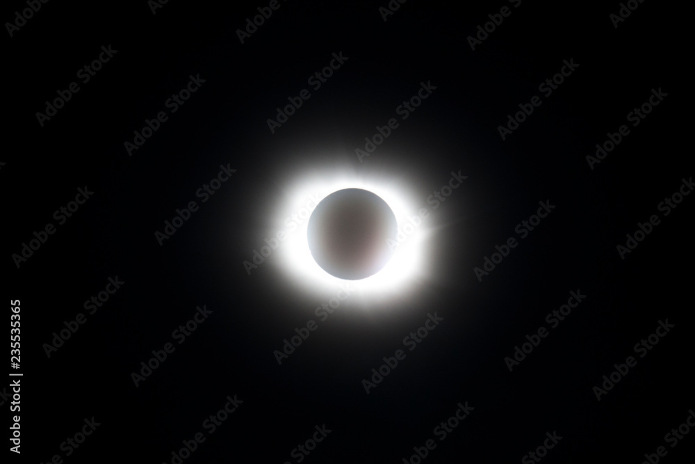 total solar eclipse with corona and solar eruptions total solar eclipse with corona and solar eruptions
