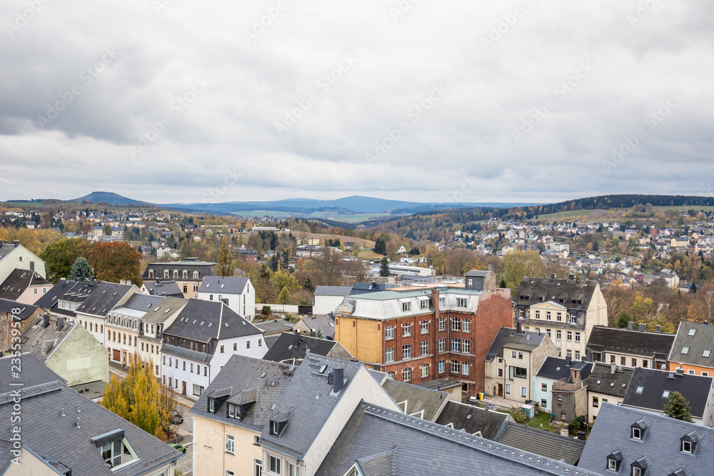 Obraz premium Annaberg Buchholz von Oben