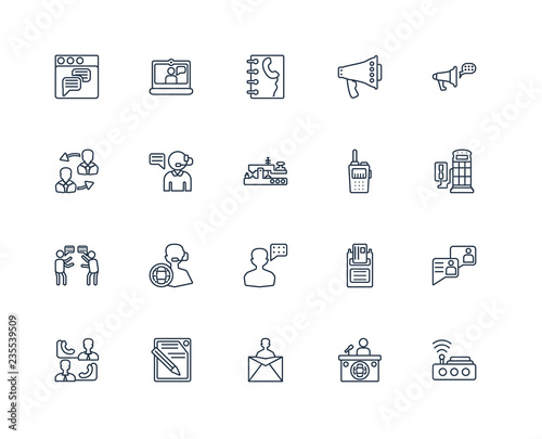 Wifi, News reporter, Letter, Write, Meeting, Announcement, Trans