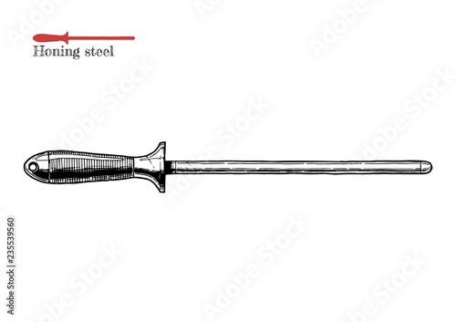 illustration of Honing steel