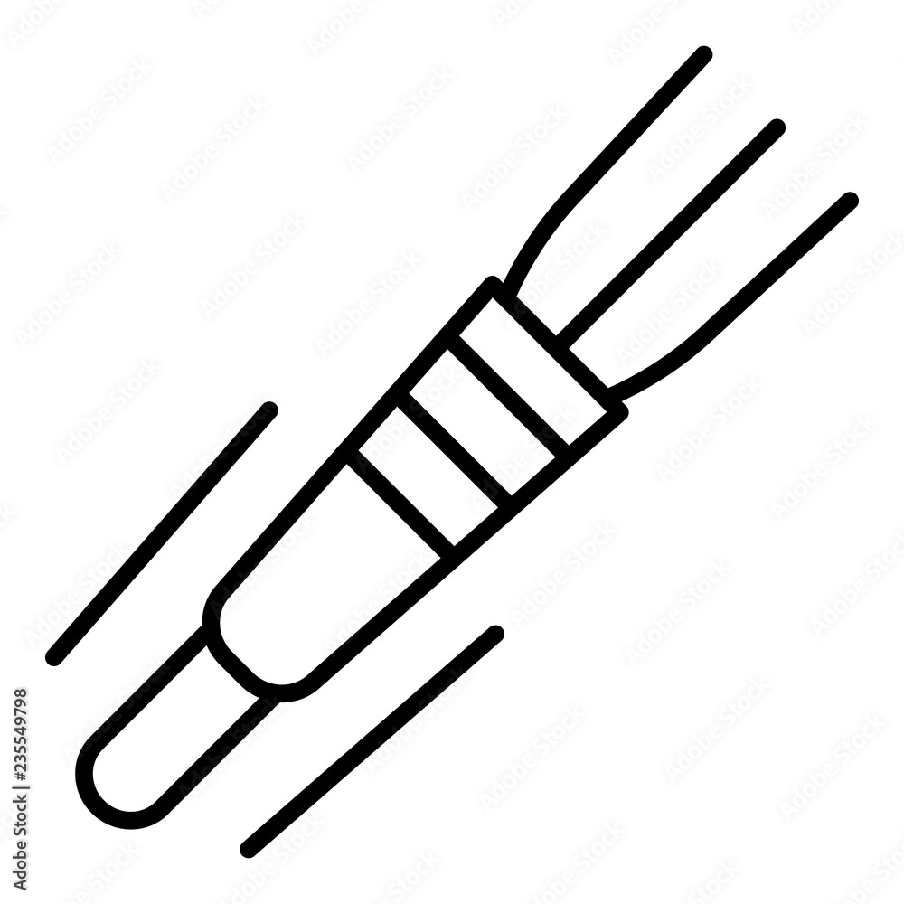 Welding line icon. Outline welding line vector icon for web design isolated on white background Welding line icon. Outline welding line vector icon for web design isolated on white background