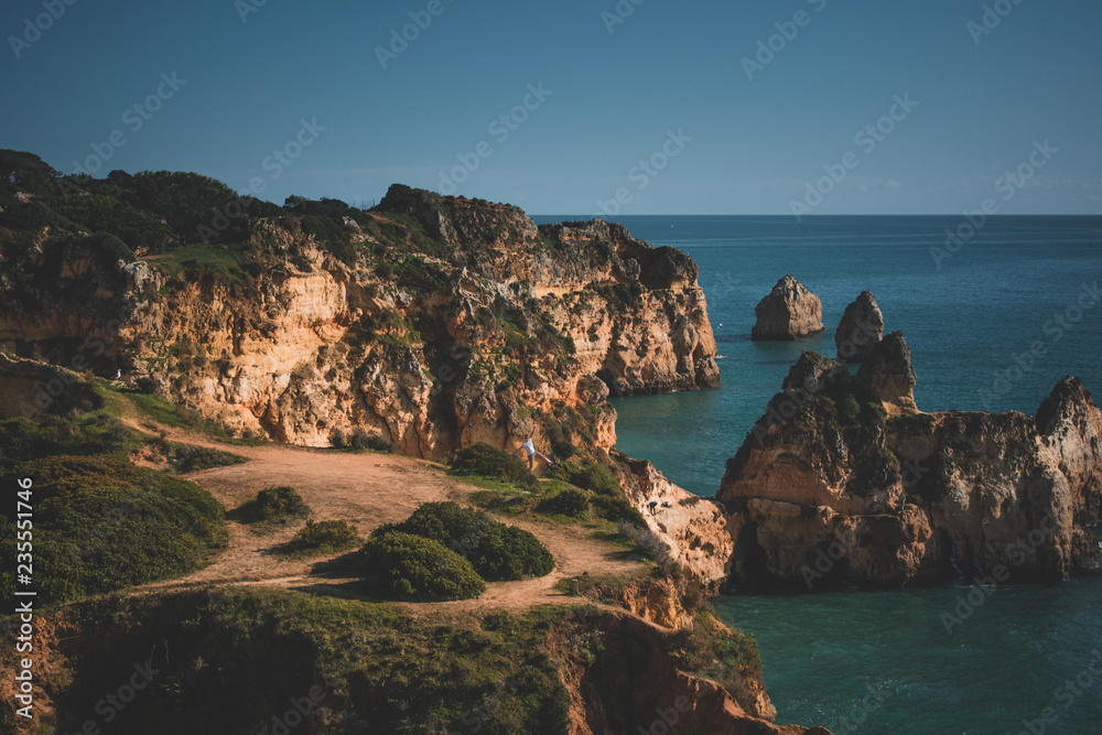 Awesome aerial shots from the Algarve coast of Portugal in november