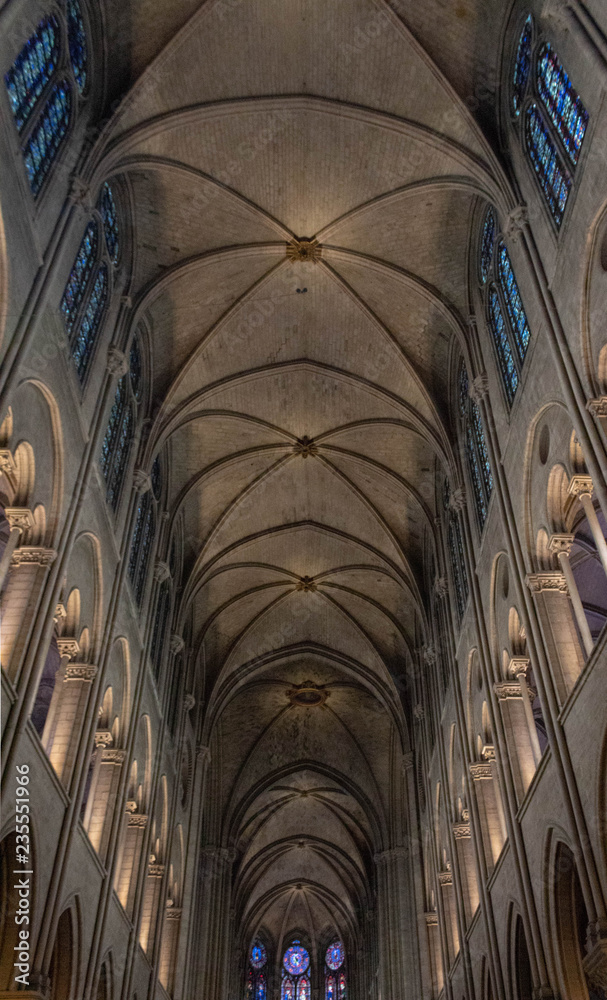 Notre Dame Cathedral Ceiling