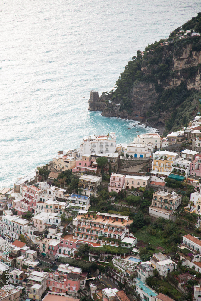 Cliffside village of Positano on Italy's Amalfi Coastline