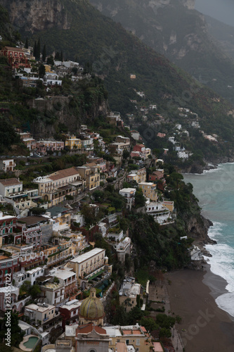 Beautiful cliffside village of Positano on Italy's Amalfi Coastline
