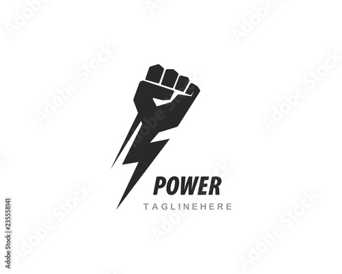 Hand strong logo