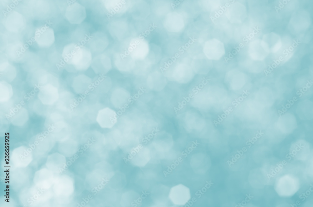 Blue and White Snowy Bokeh Blue and White Snowy Bokeh