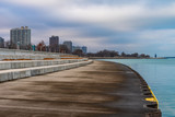 Lakefront in Lincoln Park Chicago looking North