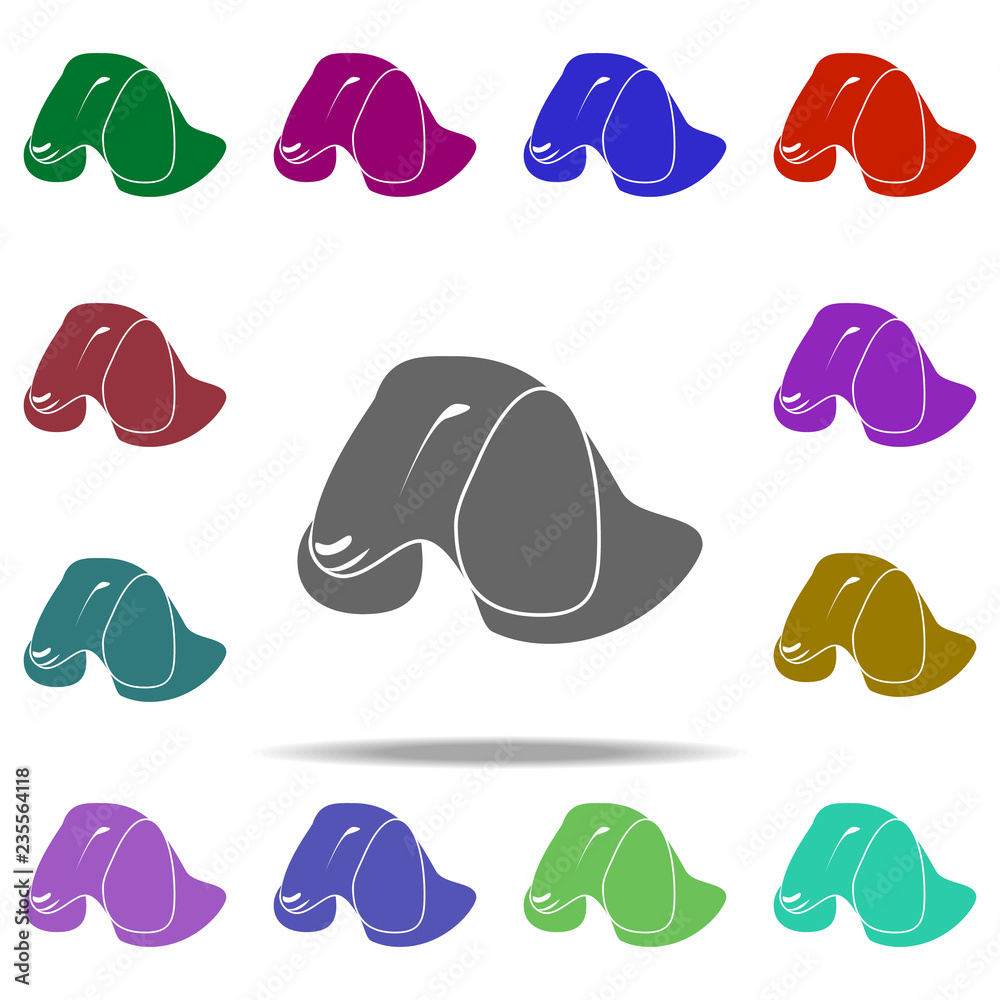 head of ram silhouette icon. Elements of animals in multi color style icons. Simple icon for websites, web design, mobile app, info graphics head of ram silhouette icon. Elements of animals in multi color style icons. Simple icon for websites, web design, mobile app, info graphics