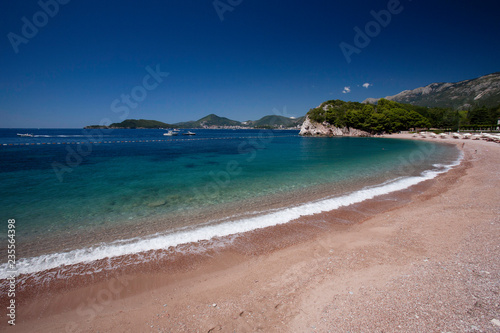 beach and sea near Budva Montenegro