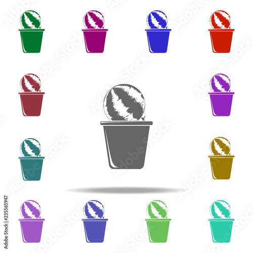 Wallpaper Mural watermelon in pot illustration icon. Elements of Fruit in pot in multi color style icons. Simple icon for websites, web design, mobile app, info graphics Torontodigital.ca