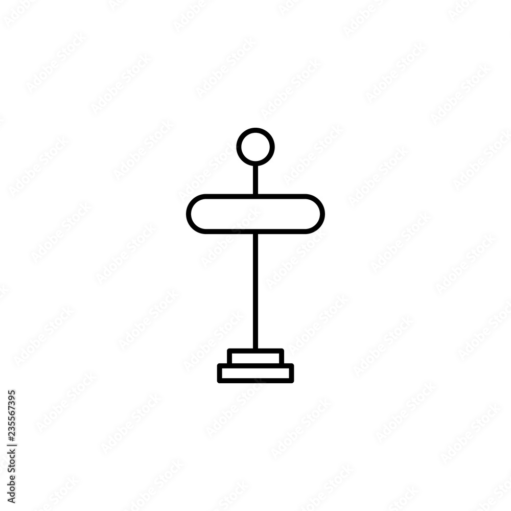 road sign icon. Element of simple icon. Thin line icon for website design and development, app development. Premium icon road sign icon. Element of simple icon. Thin line icon for website design and development, app development. Premium icon