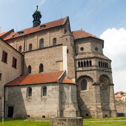 Basilica St Procopius in Trebic monastery Czech Republic photo