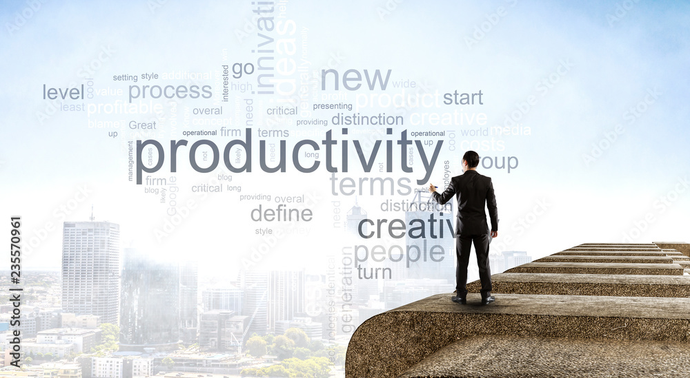 Keywords for effective business concept. Mixed media Keywords for effective business concept. Mixed media