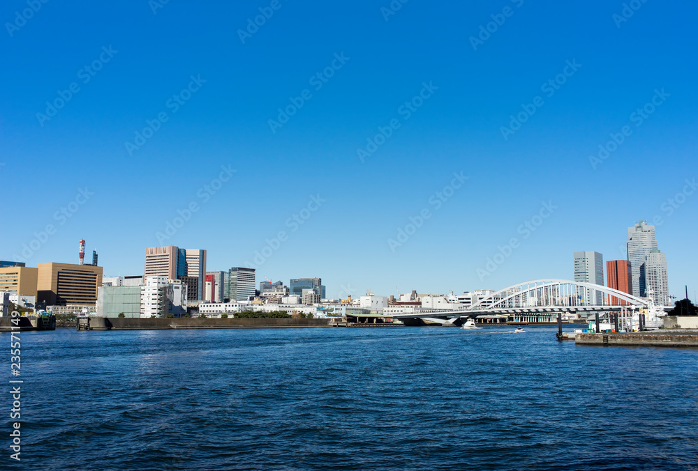 Scenery along the Sumida River