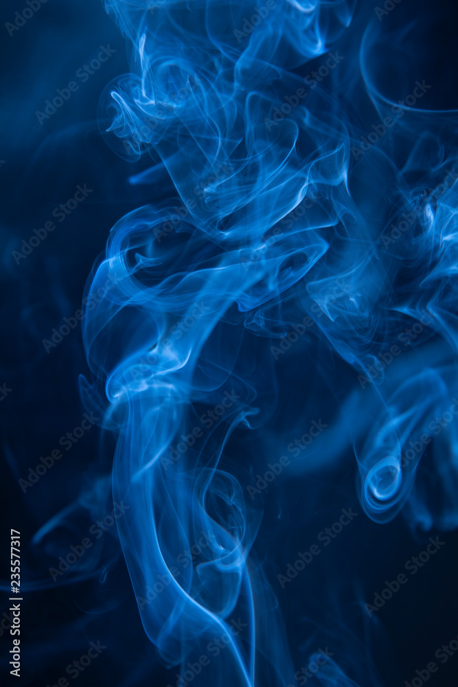 custom made wallpaper toronto digitalAbstract blue smoke swirls