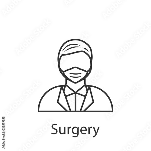 Surgery icon. Element of profession avatar icon for mobile concept and web apps. Detailed Surgery icon can be used for web and mobile