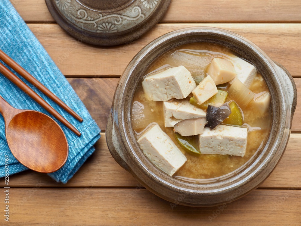 한국의 음식 된장찌개 한국의 음식 된장찌개