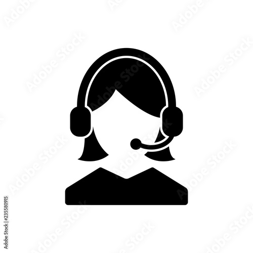 support icon, information icon, call center icon vector