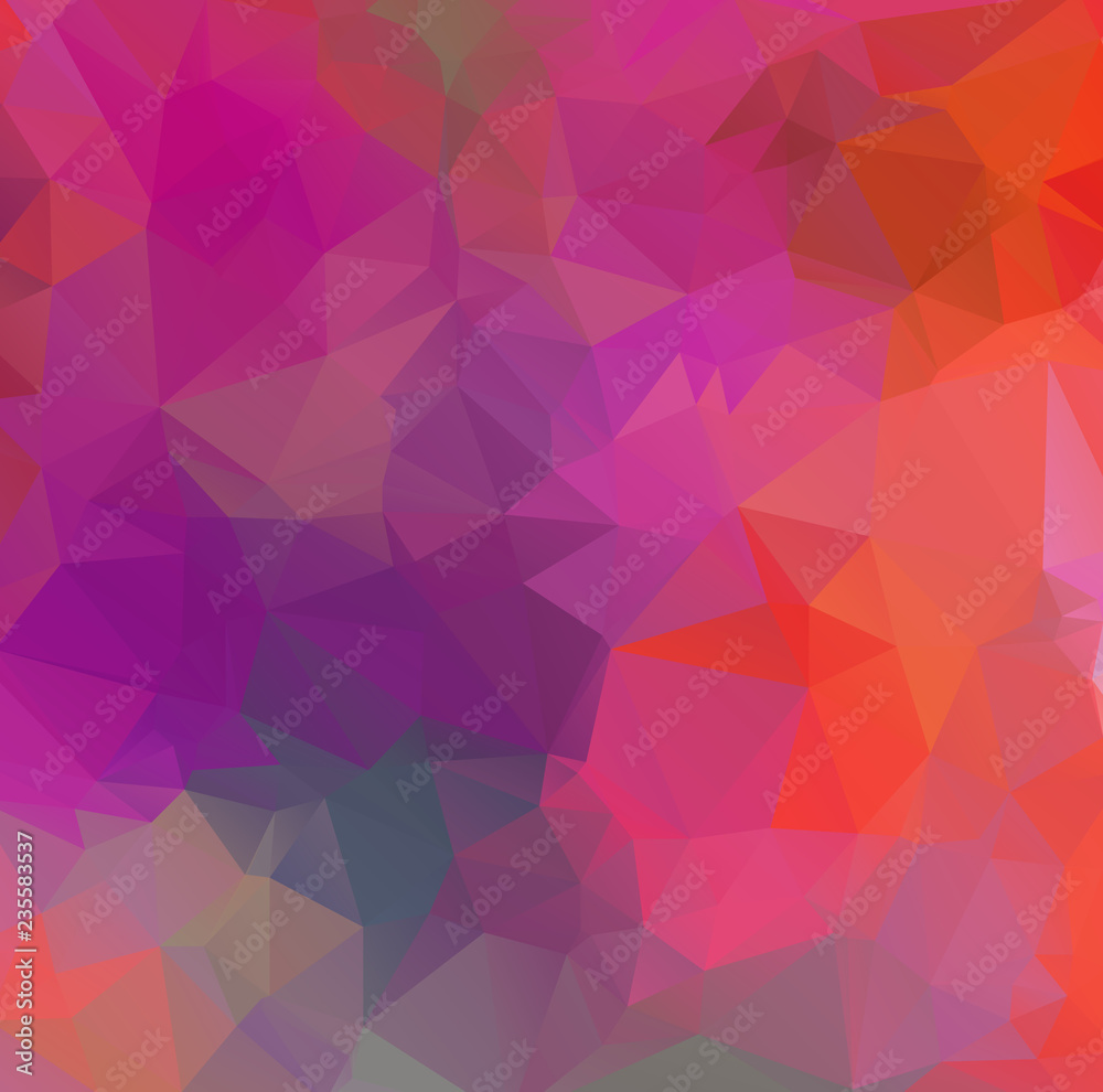 Abstract Geometric polygonal background - triangle low poly pattern - full color spectrum rainbow Abstract Geometric polygonal background - triangle low poly pattern - full color spectrum rainbow