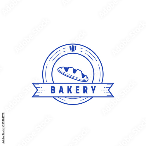 circle bakery badge emblem logo icon symbol engraver line texture style