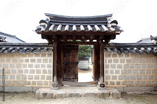 Korean Traditional Building House : Jeonju, South Korea - view of Jeonju Hanok village, South korea. Famous place in Jeonju