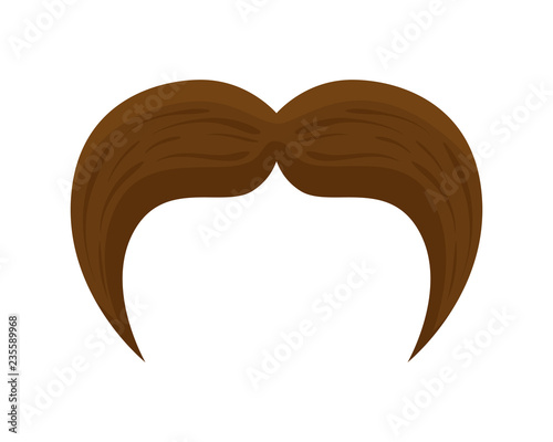 mustache style hipster accessory