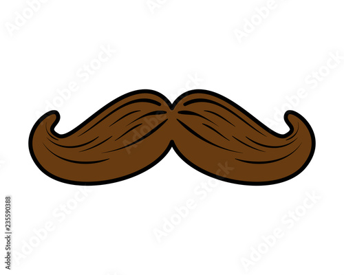 mustache style hipster accessory