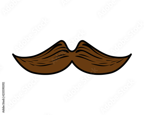 mustache style hipster accessory