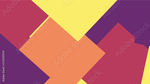 Pattern with a colored box with a white background