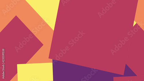 Pattern with a colored box with a white background