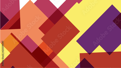 Pattern with a colored box with a white background