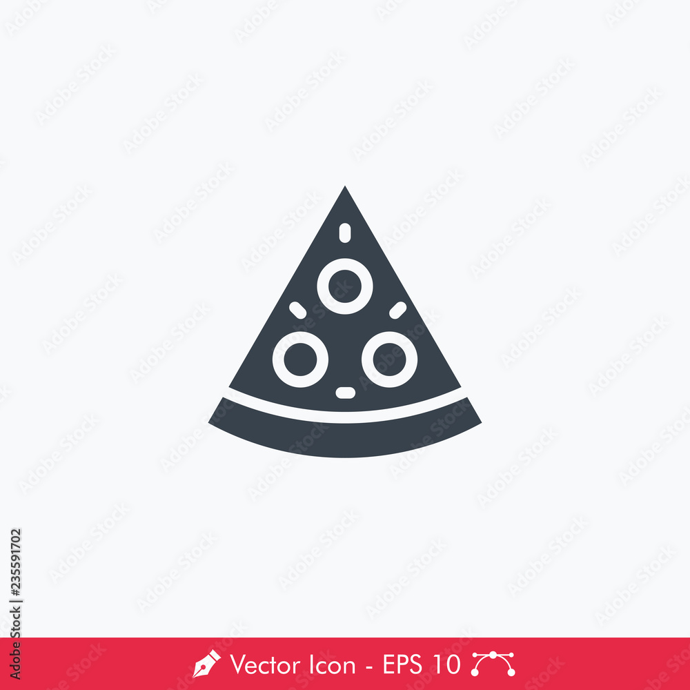 Pizza Icon / Vector Pizza Icon / Vector