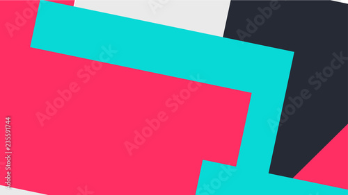 Pattern with a colored box with a white background