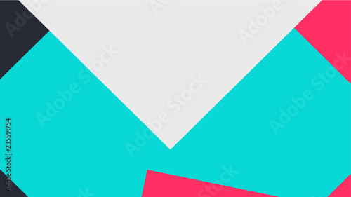 Pattern with a colored box with a white background