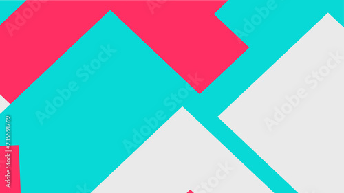 Pattern with a colored box with a white background