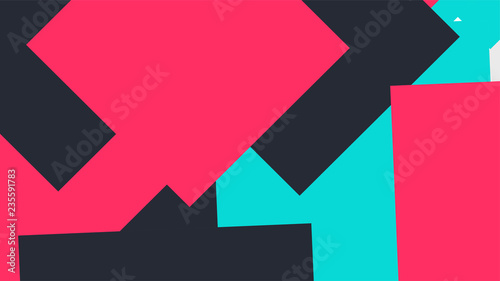 Pattern with a colored box with a white background