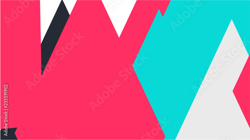 Pattern with a colored box with a white background