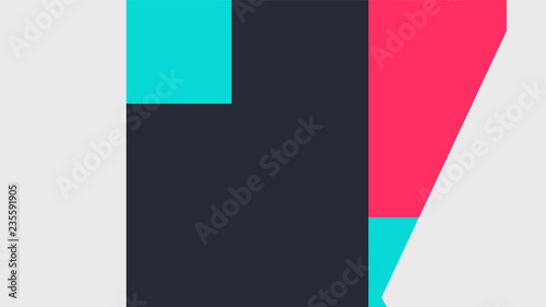 Pattern with a colored box with a white background