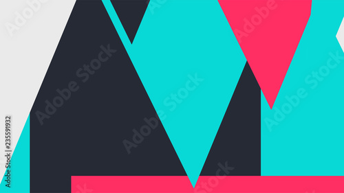 Pattern with a colored box with a white background