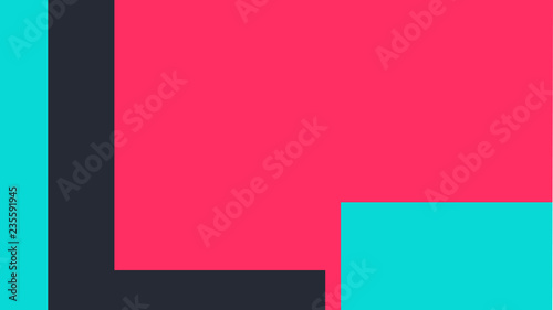 Pattern with a colored box with a white background
