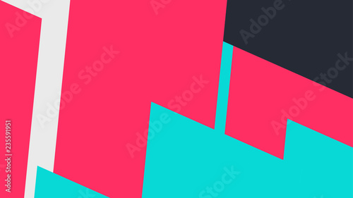 Pattern with a colored box with a white background