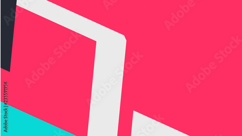 Pattern with a colored box with a white background