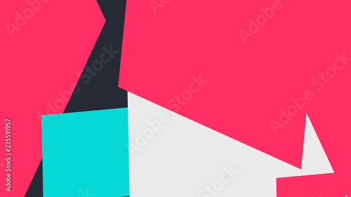 Pattern with a colored box with a white background