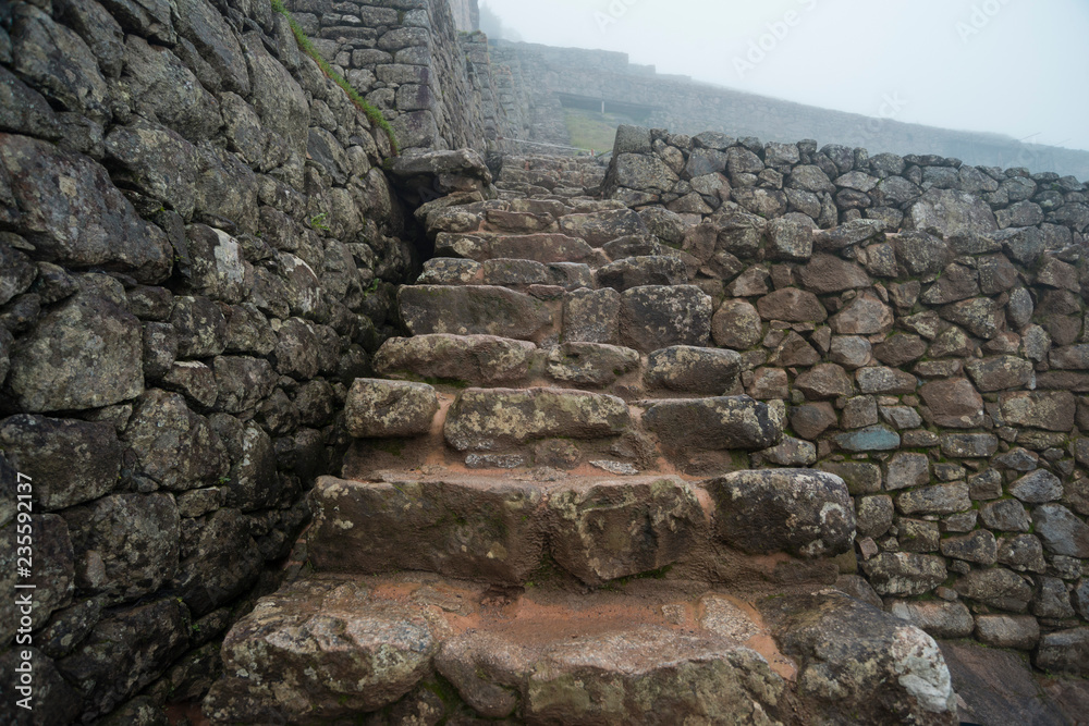 Machu Picchu steps Machu Picchu steps
