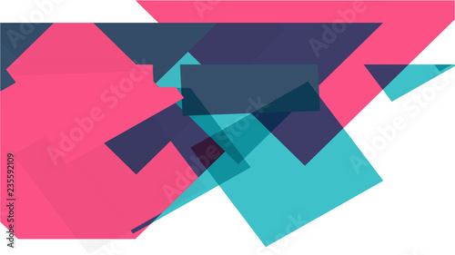 Pattern with a colored box with a white background