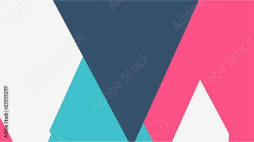 Pattern with a colored box with a white background