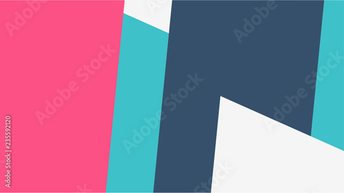 Pattern with a colored box with a white background