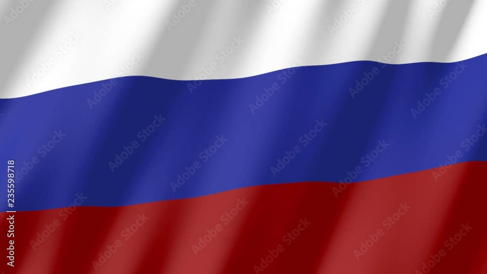 flowing russian federation flag 3d animation seamless looping flowing russian federation flag 3d animation seamless looping