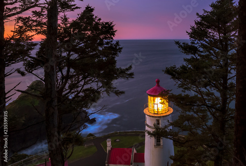 Dawn over Heceta Head Lighthouse